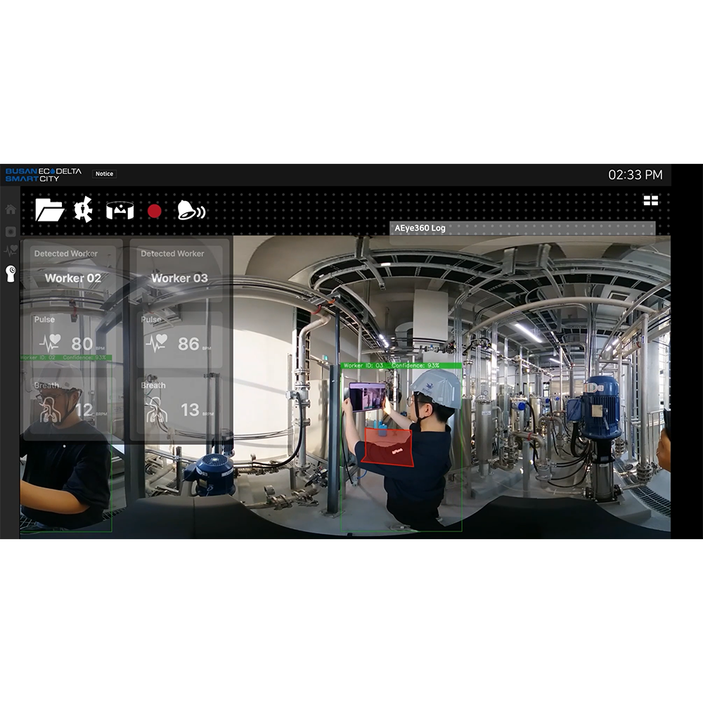 SERDIC AEye360, Utilizes AI-powered 360-degree